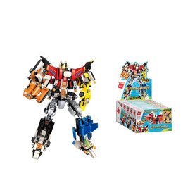 Конструктор Qman - Трансформер. Робот + транспорт (136 деталей)